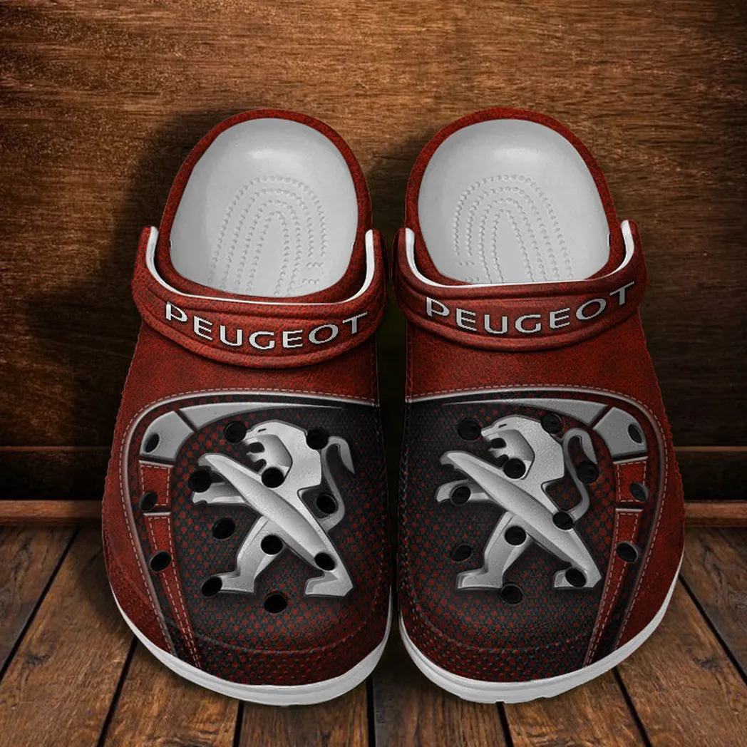 peugeot crocs sandals for men women gift for peugeot fan car177031425620 red
