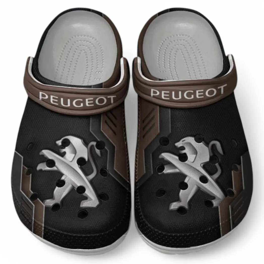 peugeot crocs shoes clogs men women gift for peugeot fan car185031525280 brown qzkrz