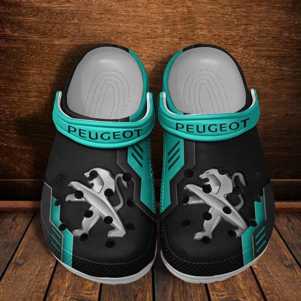 peugeot crocs shoes clogs men women gift for peugeot fan car185031525280 cyan