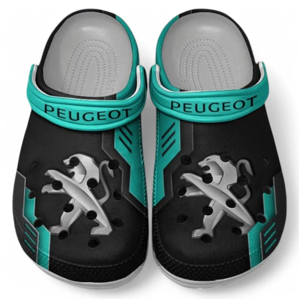 peugeot crocs shoes clogs men women gift for peugeot fan car185031525280 cyan r8cn9