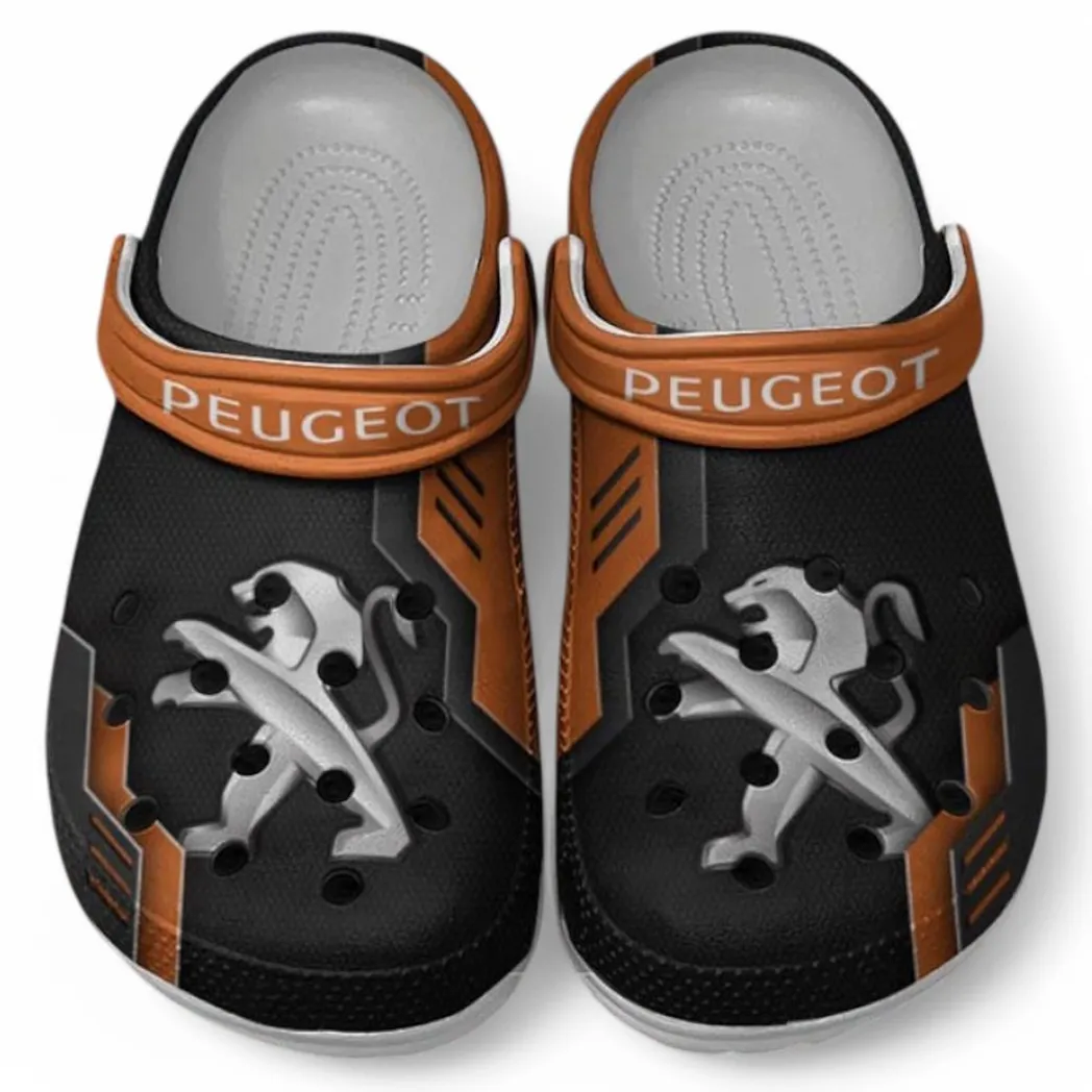 Peugeot Crocs Shoes, Clogs Men Women, Gift For Peugeot Fan CAR185031525280 - Orange