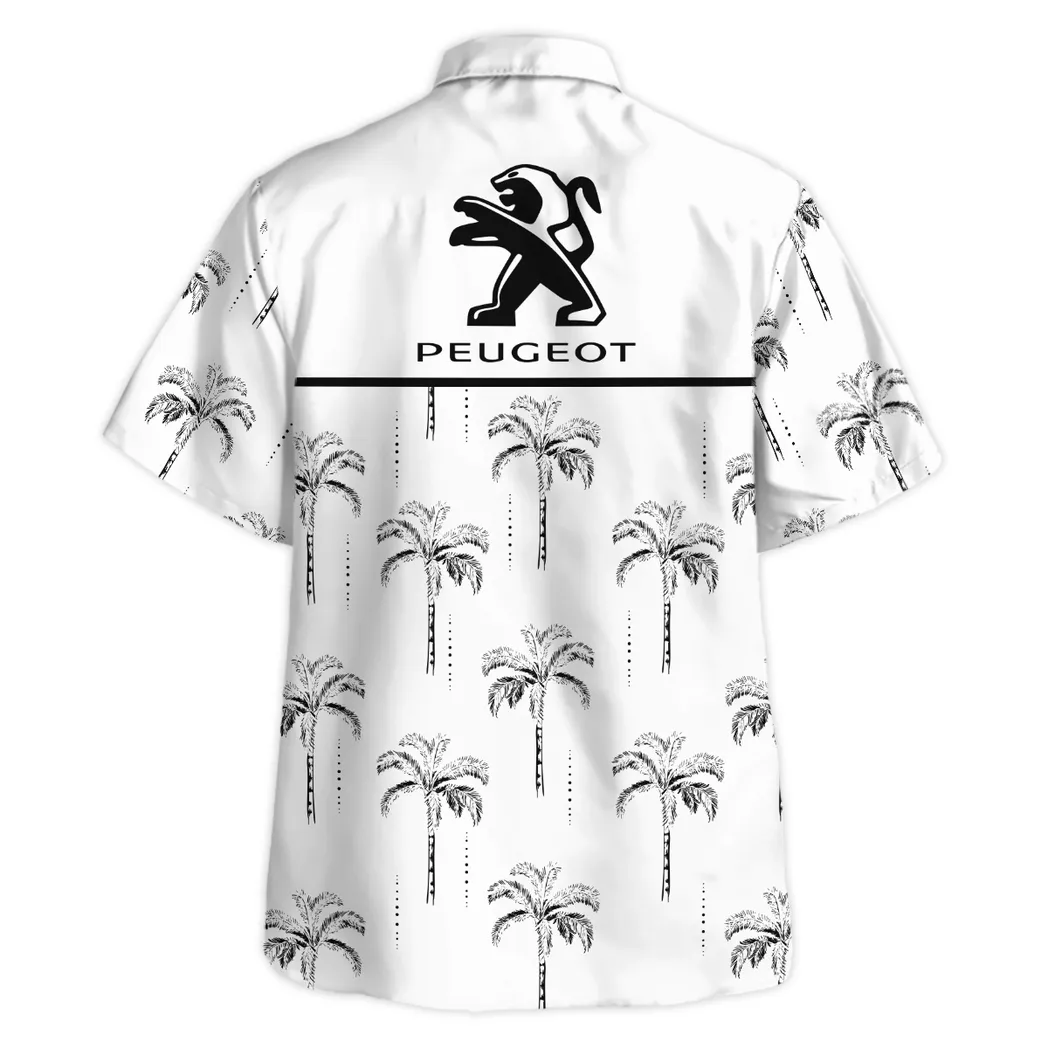 peugeot custom hawaiian shirt for men gift for peugeot fan car206031225930 plssk
