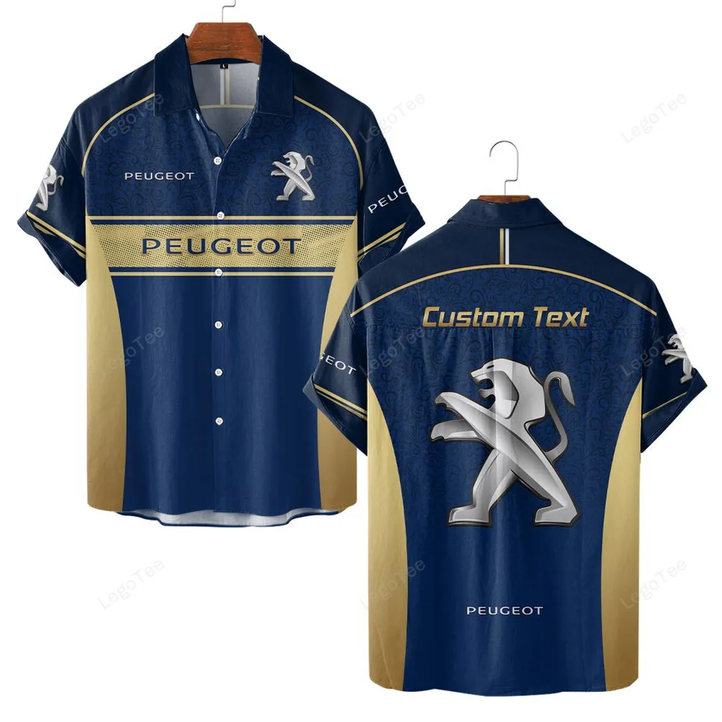 Peugeot Custom Hawaiian Shirts For Men, Gift For Peugeot Lovers, Gift For Him, Husband, Boyfriend CAR137021325911-3