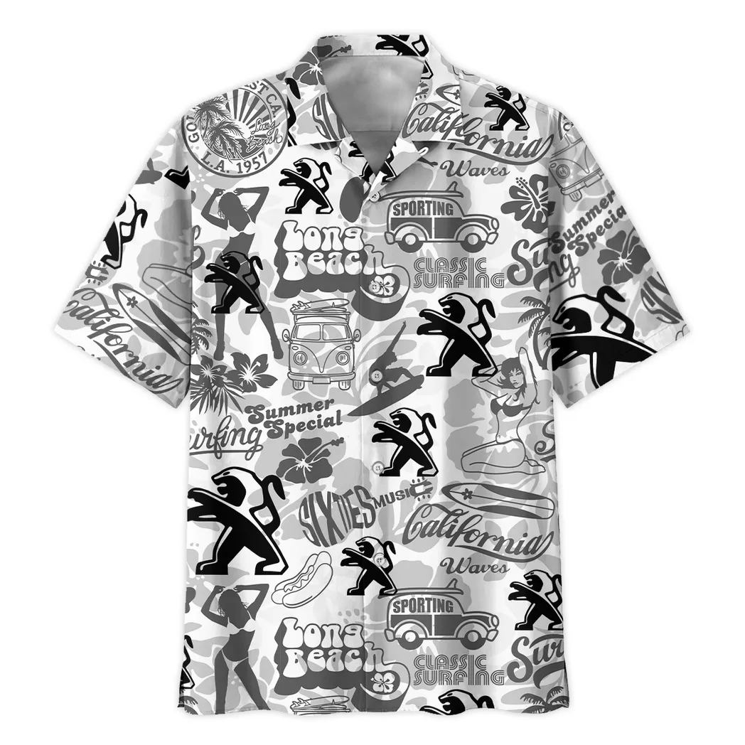 peugeot hawaiian shirt for men gift for peugeot lovers car201030725597 j3usq