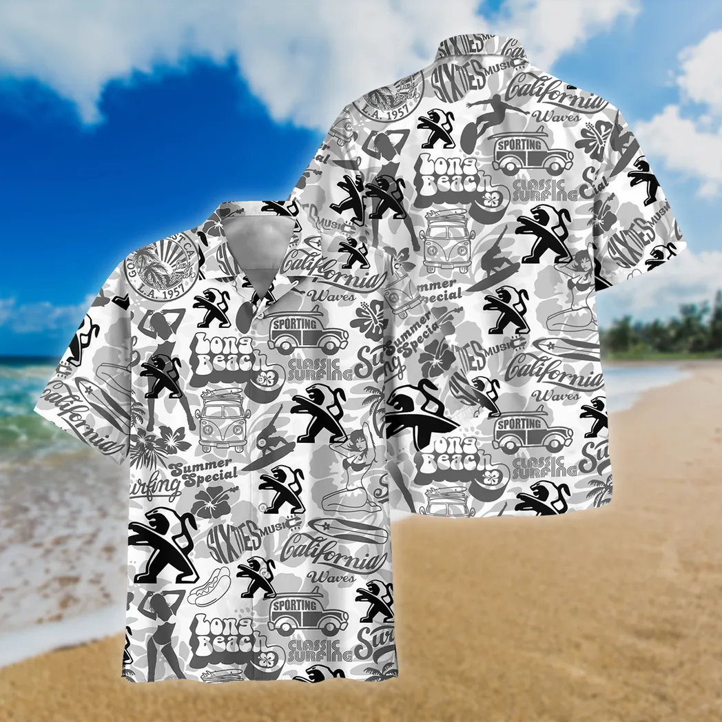 peugeot hawaiian shirt for men gift for peugeot lovers car201030725597 utswt