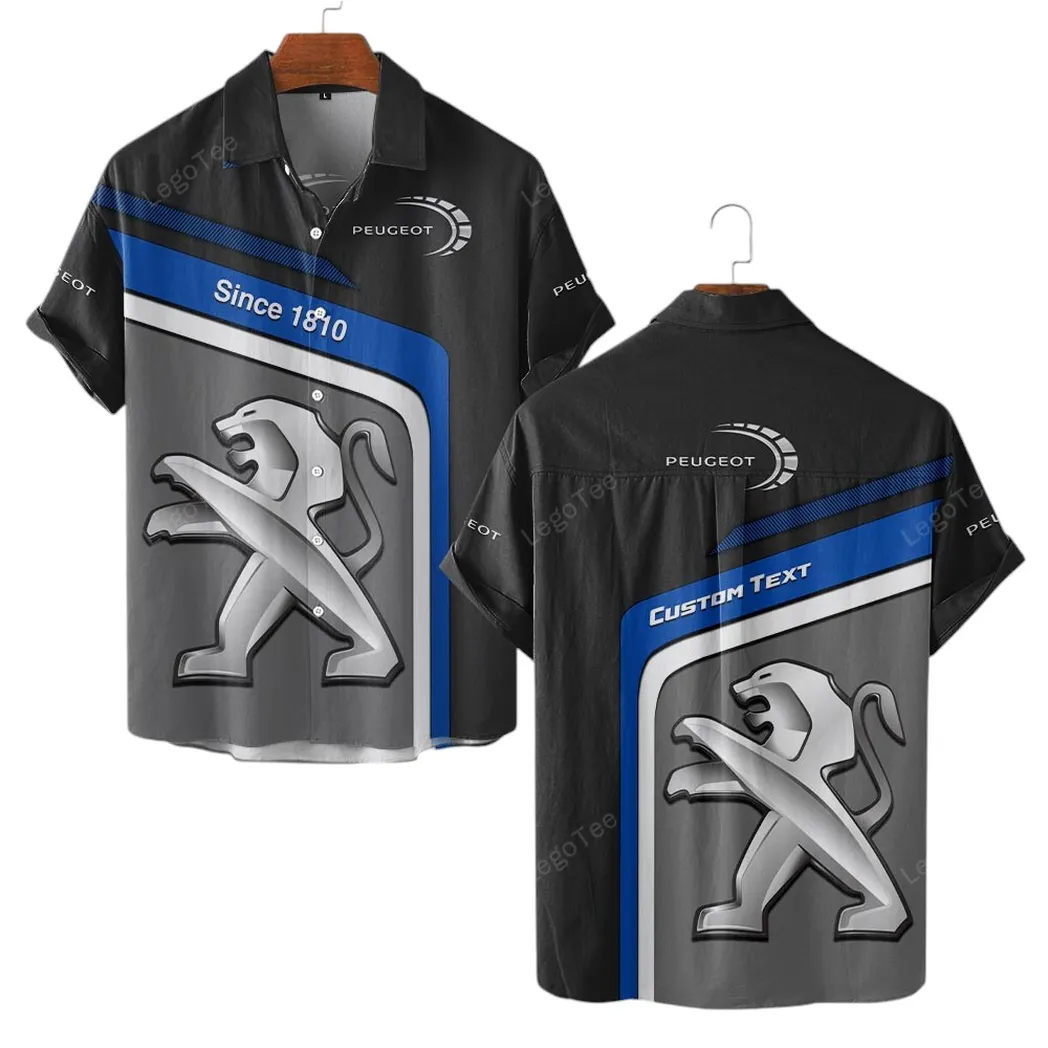 peugeot hawaiian shirt for men gift for peugeot lovers gift for him husband boyfriend car11103032558
