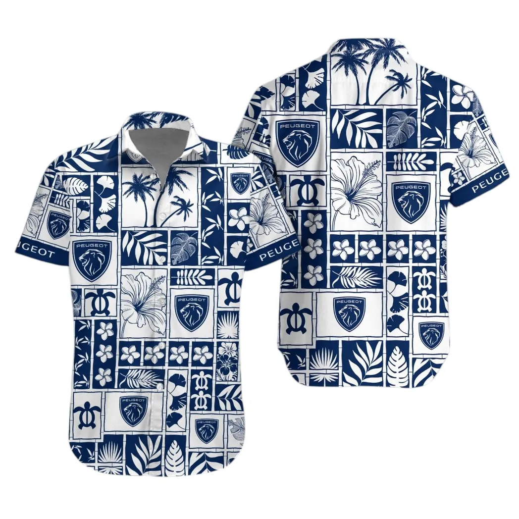 Peugeot Hawaiian Shirt For Men, Gift For Peugeot Lovers, Gift For Him, Husband, Boyfriend CAR35021425115-1