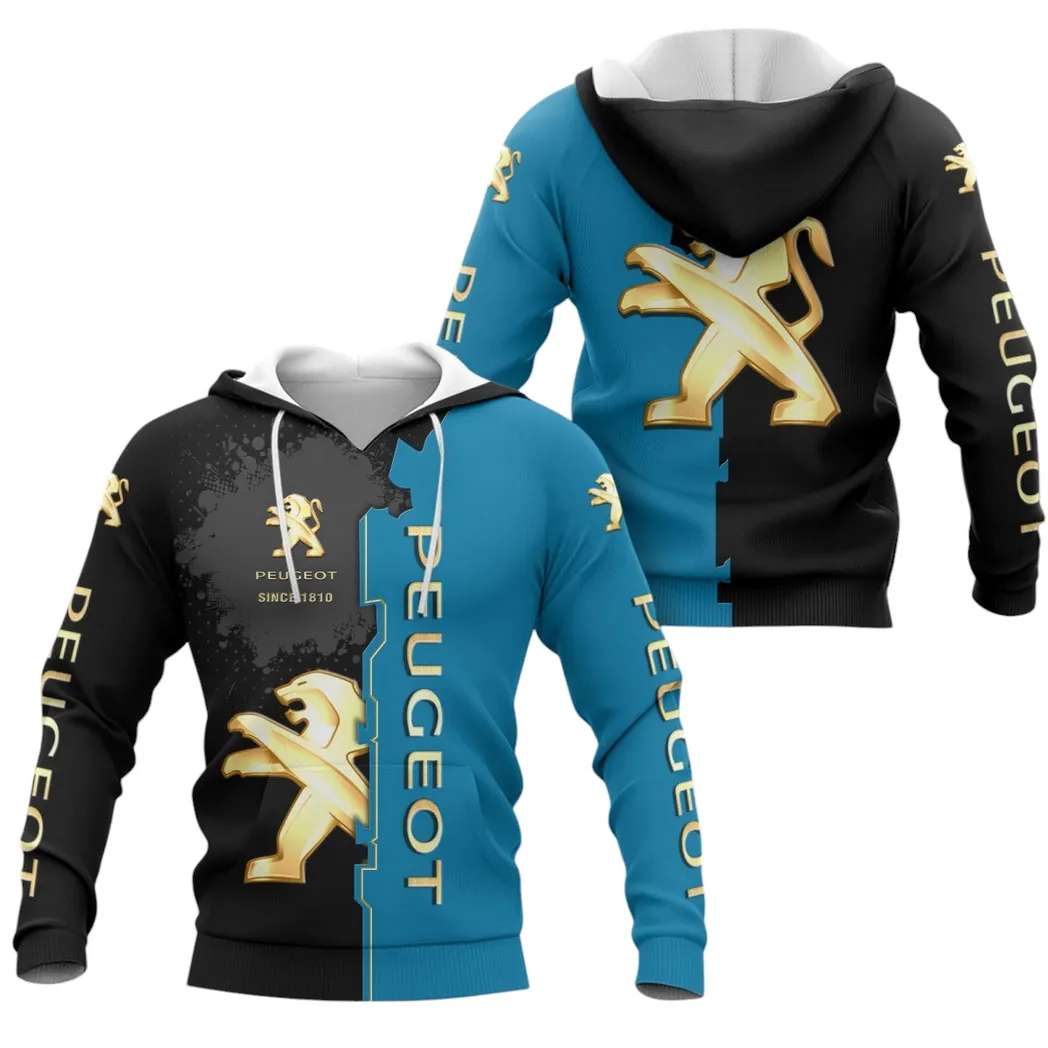 Peugeot Hoodie, Gift For Peugeot Lovers, Gift For Him, Husband, Boyfriend CAR44021725070-2
