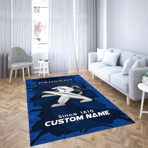 peugeot rug gift for peugeot lovers gift for him husband boyfriend car133021225684
