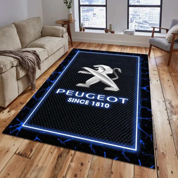 peugeot rug gift for peugeot lovers gift for him husband boyfriend car5202192564 blue apuqt