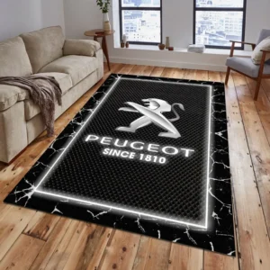 Peugeot Rug, All Over Print Carpet For Peugeot Lovers CAR5202192564 - Grey