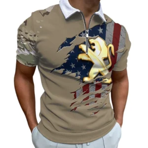 peugeot zipper polo shirt gift for peugeot lovers gift for him husband boyfriend car340213057 1 u8tzd