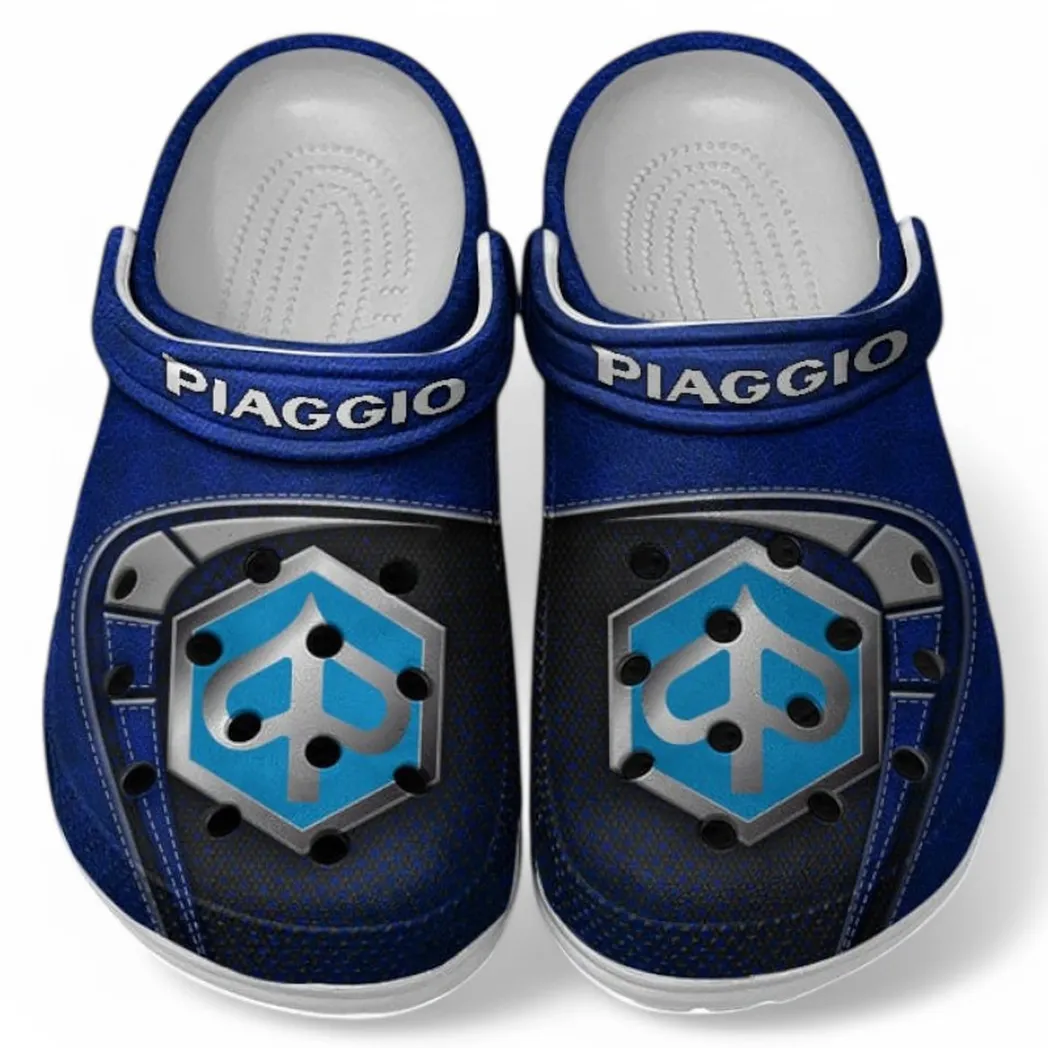 Piaggio Crocs Shoes, Clogs Men Women, Gift For Piaggio Fan CAR183031725121 - Blue