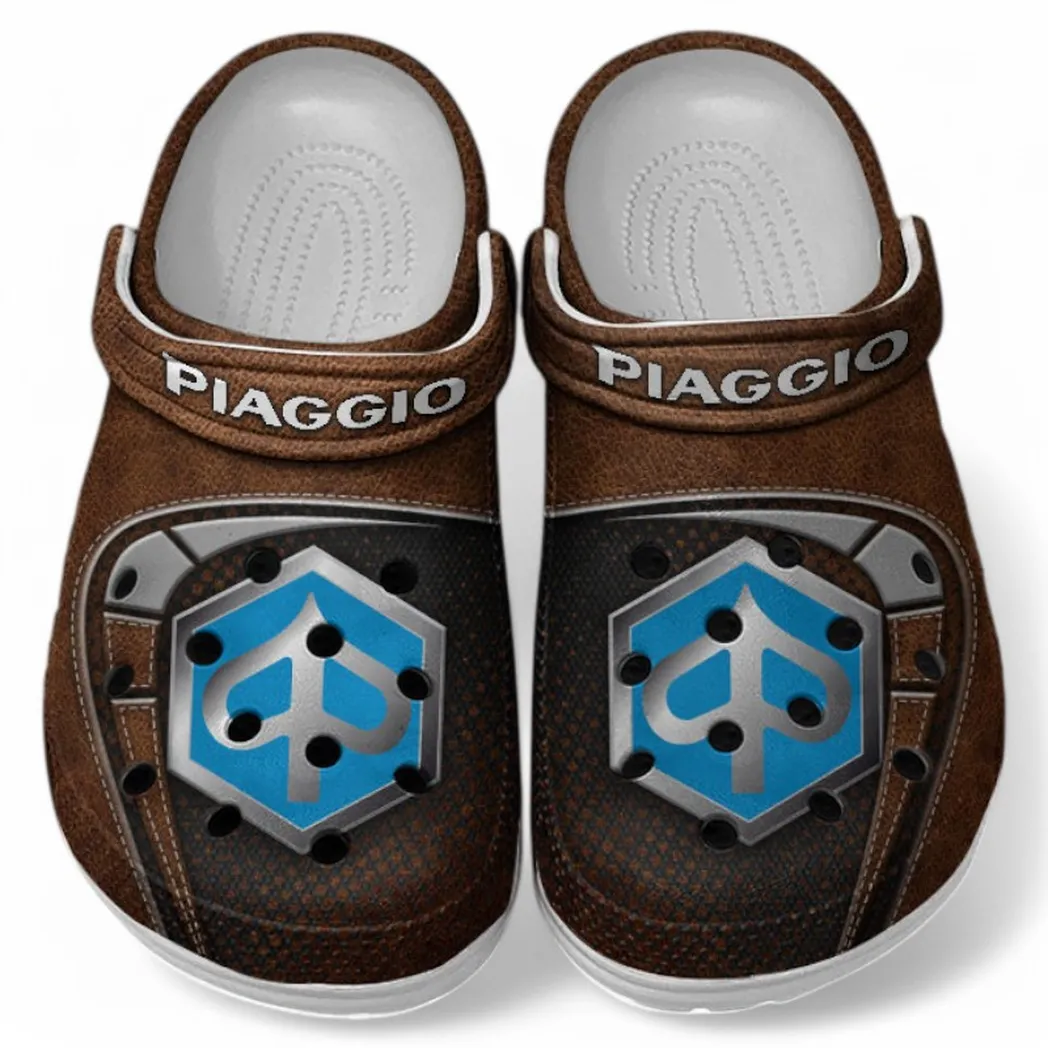 Piaggio Crocs Shoes, Clogs Men Women, Gift For Piaggio Fan CAR183031725121 - Brown
