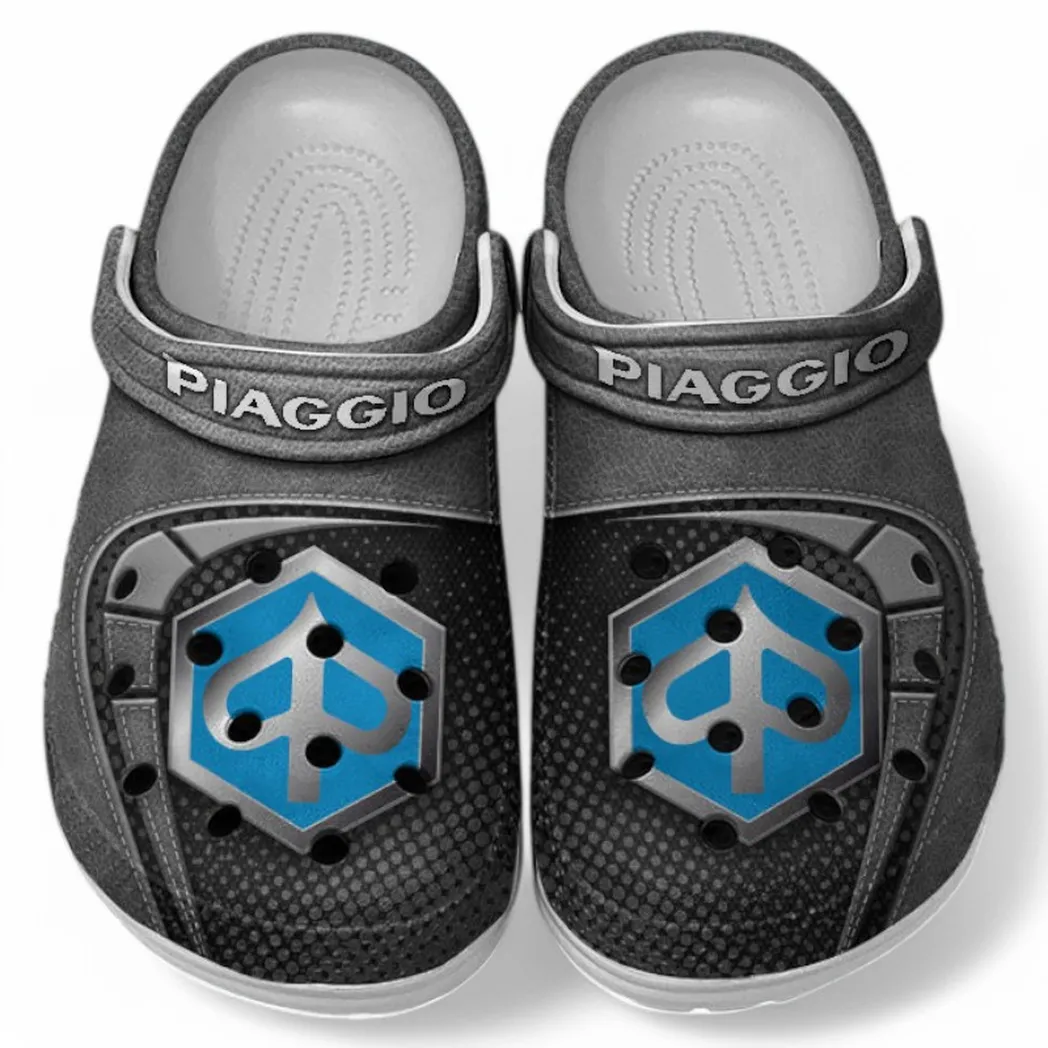 Piaggio Crocs Shoes, Clogs Men Women, Gift For Piaggio Fan CAR183031725121 - Gray
