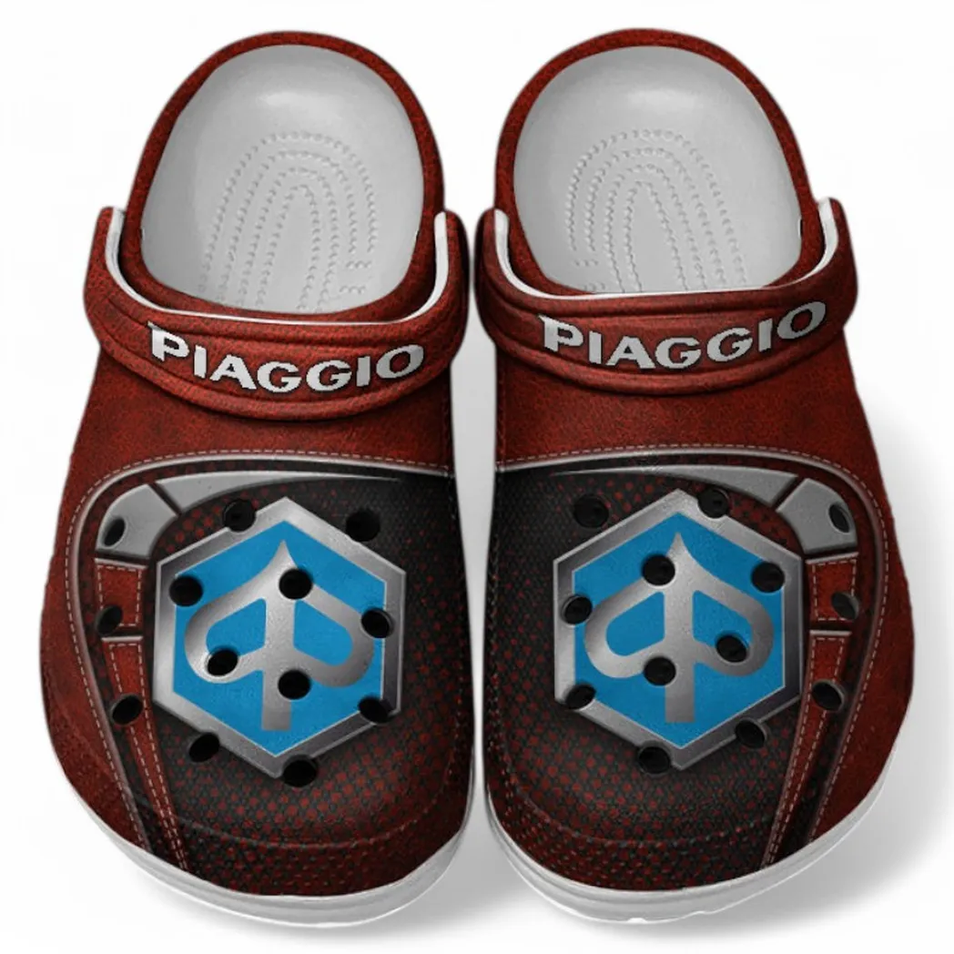 Piaggio Crocs Shoes, Clogs Men Women, Gift For Piaggio Fan CAR183031725121 - Red