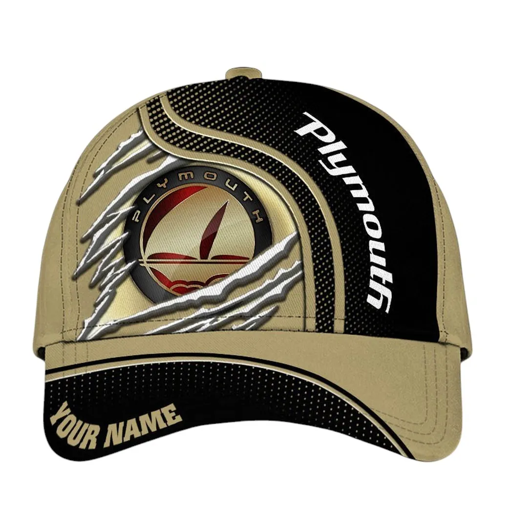 Plymouth Classic Cap, Gift For Plymouth Lovers, Gift For Him, Husband, Boyfriend CAR50021825076 - Black