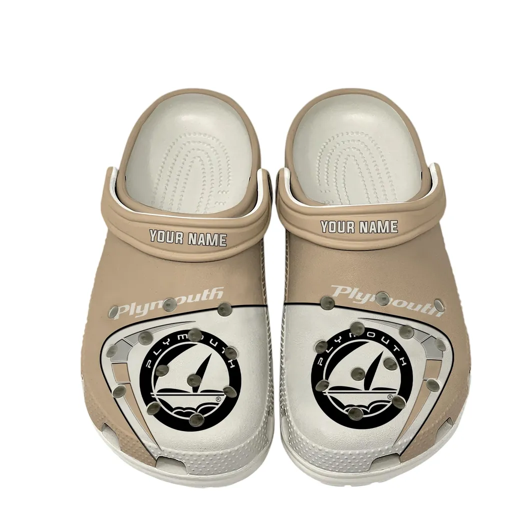 Plymouth Crocs, Gift For Plymouth Lover, Gift For Him, Husband, Boyfriend CAR16802262551 - White