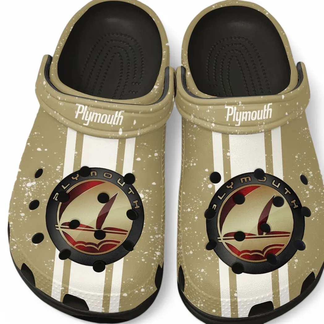 plymouth crocs gift for plymouth lovers gift for him husband boyfriend car62022025071 black uykj2