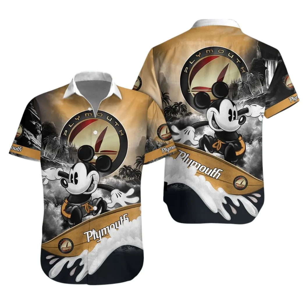 Plymouth Hawaiian Shirt For Men, Gift For Plymouth Lovers, Gift For Him, Husband, Boyfriend CAR53030625094
