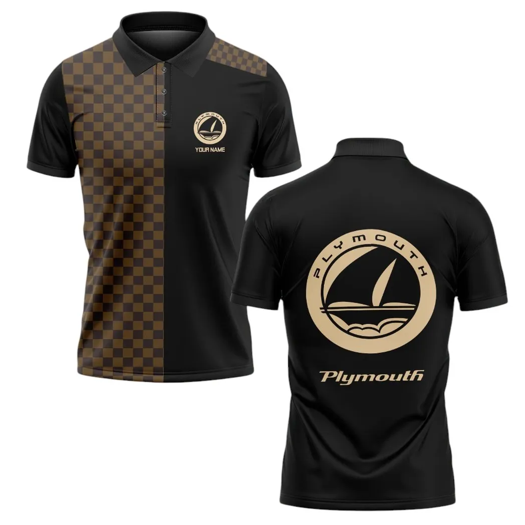 plymouth polo shirt lv style gift for plymouth lovers car176022525947 quu8q