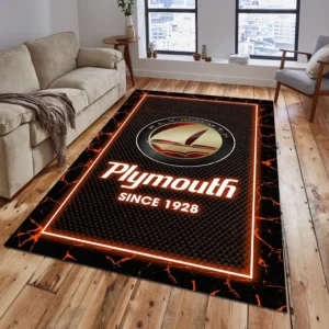 Plymouth Rug, All Over Print Carpet For Plymouth Lovers CAR5202192565 - Orange