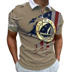 Plymouth Zipper Polo Shirt, All Over Print Shirt For Plymouth Fan CAR340213059-1
