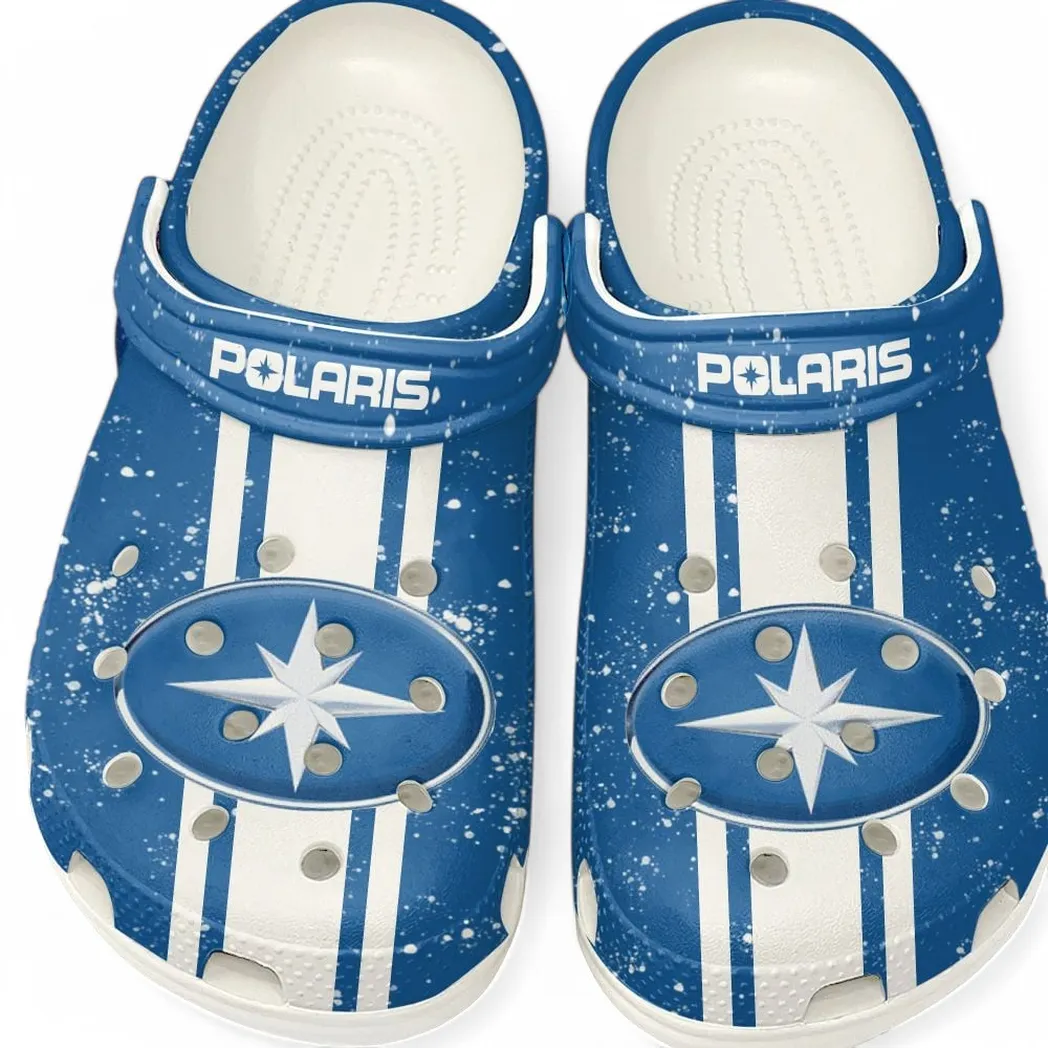 Polaris Crocs, Gift For Polaris Lovers, Gift For Him, Husband, Boyfriend CAR62022025016 - White