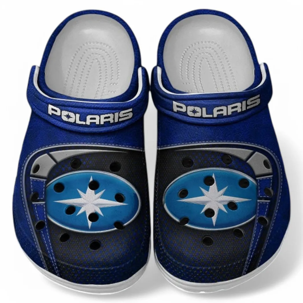 Polaris Crocs Shoes, Clogs Men Women, Gift For Polaris Fan CAR183031725120 - Blue
