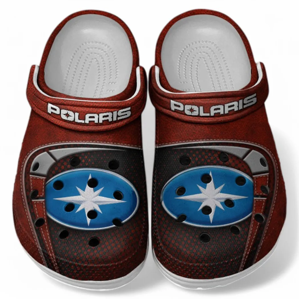 Polaris Crocs Shoes, Clogs Men Women, Gift For Polaris Fan CAR183031725120 - Red