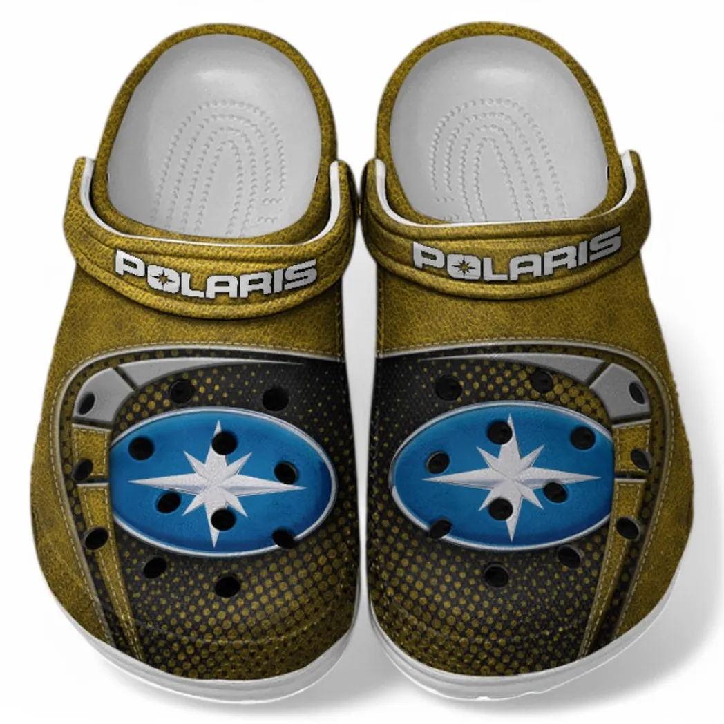 Polaris Crocs Shoes, Clogs Men Women, Gift For Polaris Fan CAR183031725120 - Yellow