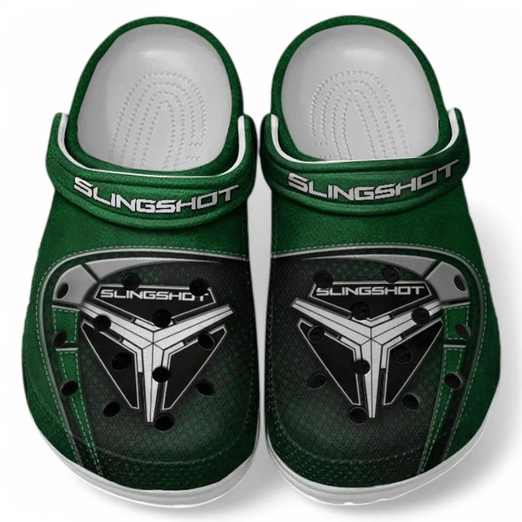 Polaris Slingshot Crocs Sandals For Men Women, Gift For Polaris Slingshot Fan CAR177031425574 - Green