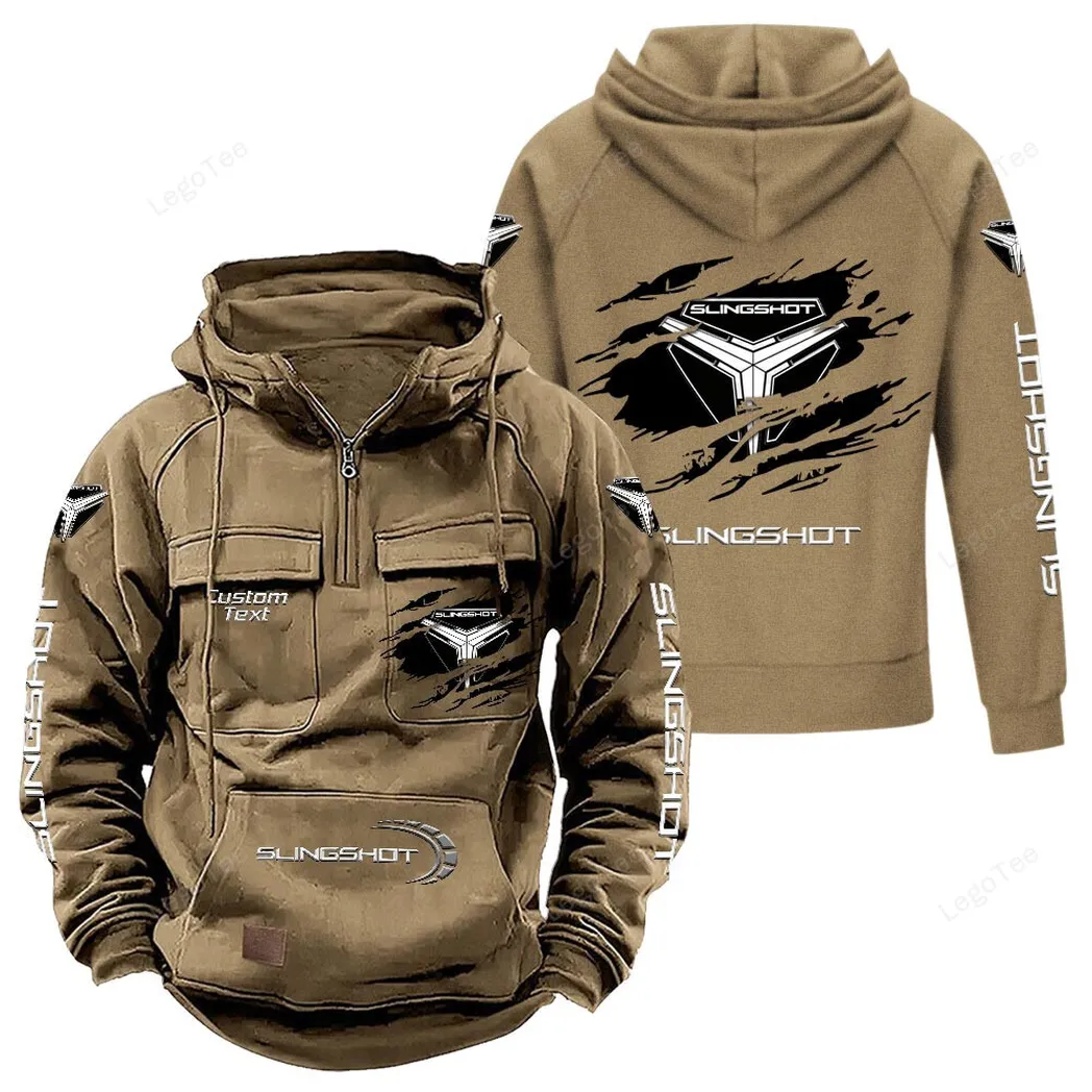 polaris slingshot tactical quarter zip hoodie gift for polaris slingshot lovers gift for him husband boyfriend khaki car122021425061 4 itjmt