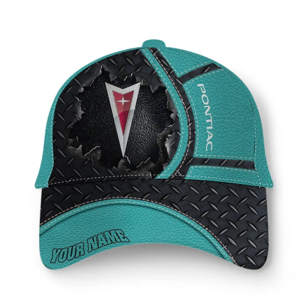 Pontiac Classic Cap, Gift For Pontiac Lovers, Gift For Him, Husband, Boyfriend - Cyan CAR49021825060-2