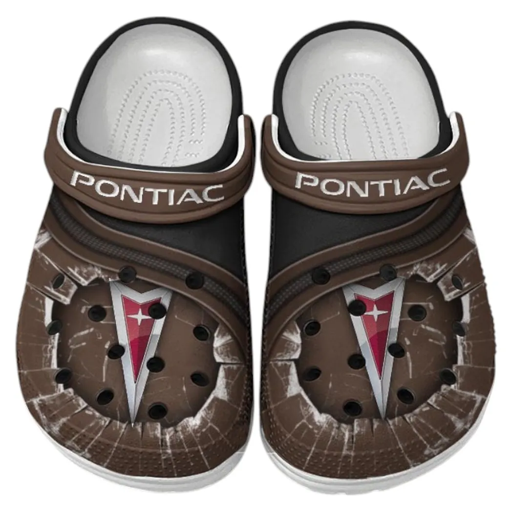 Pontiac Crocs Clogs Men Women, Gift For Pontiac Fan CAR188032025147 - Brown