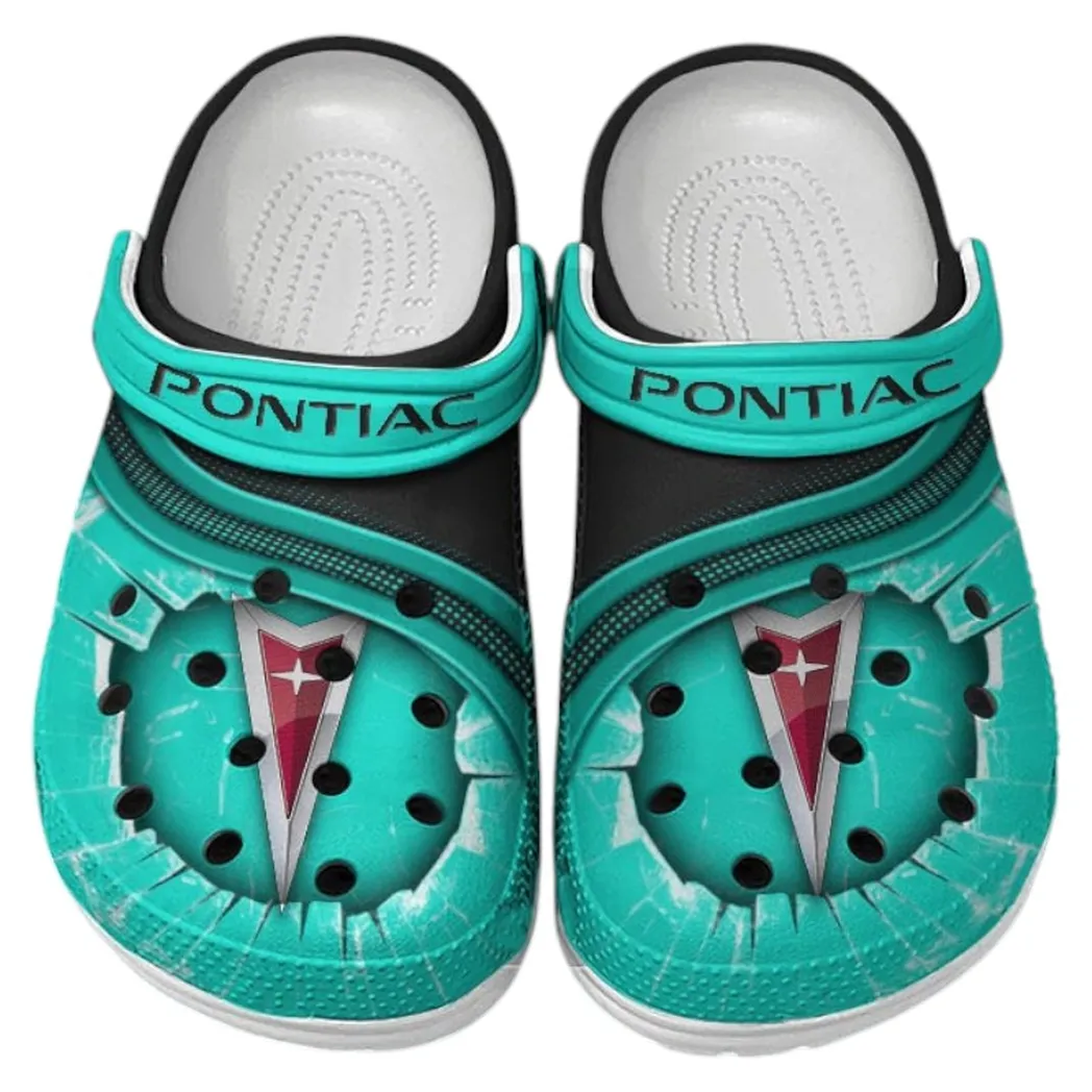 Pontiac Crocs Clogs Men Women, Gift For Pontiac Fan CAR188032025147 - Cyan