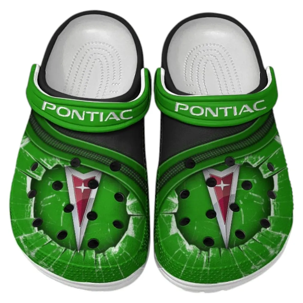 Pontiac Crocs Clogs Men Women, Gift For Pontiac Fan CAR188032025147 - Green