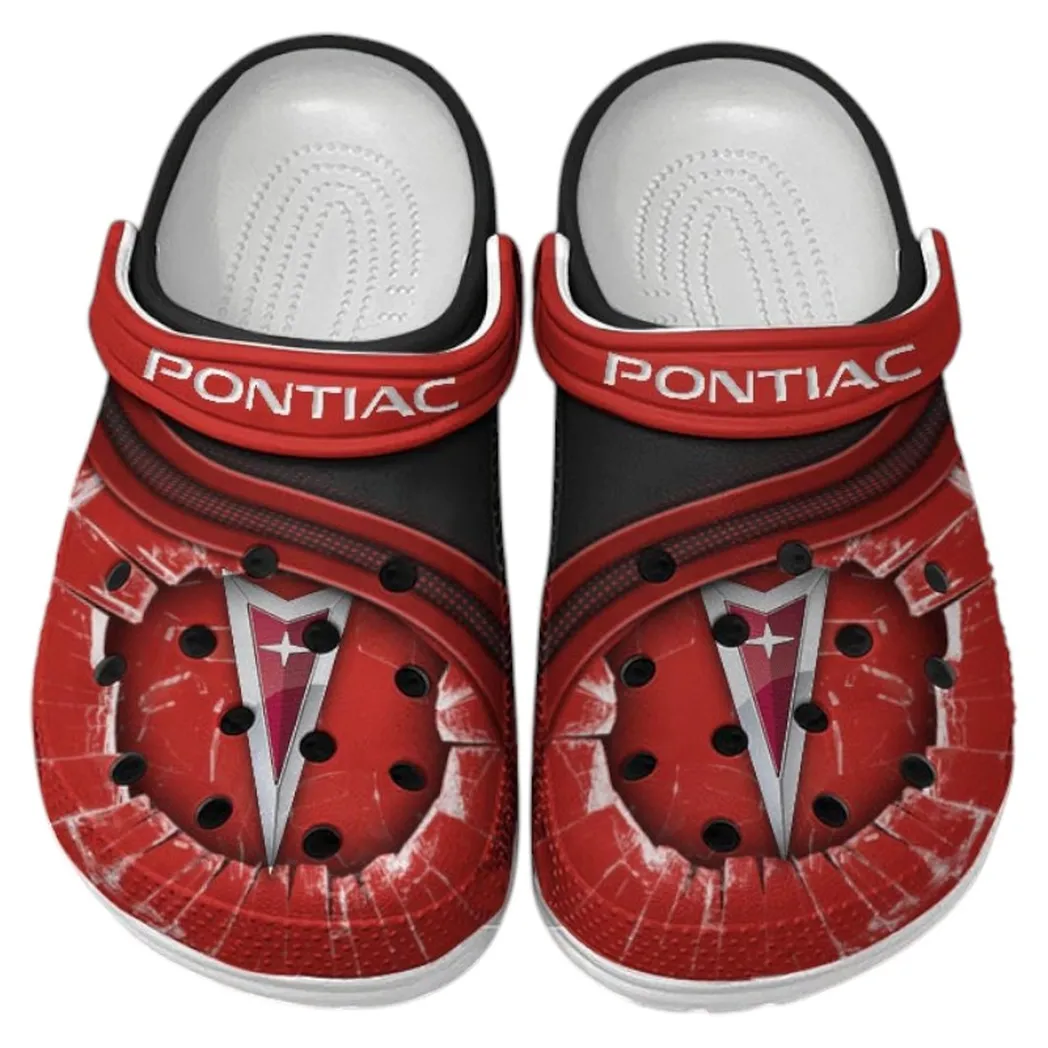 Pontiac Crocs Clogs Men Women, Gift For Pontiac Fan CAR188032025147 - Red