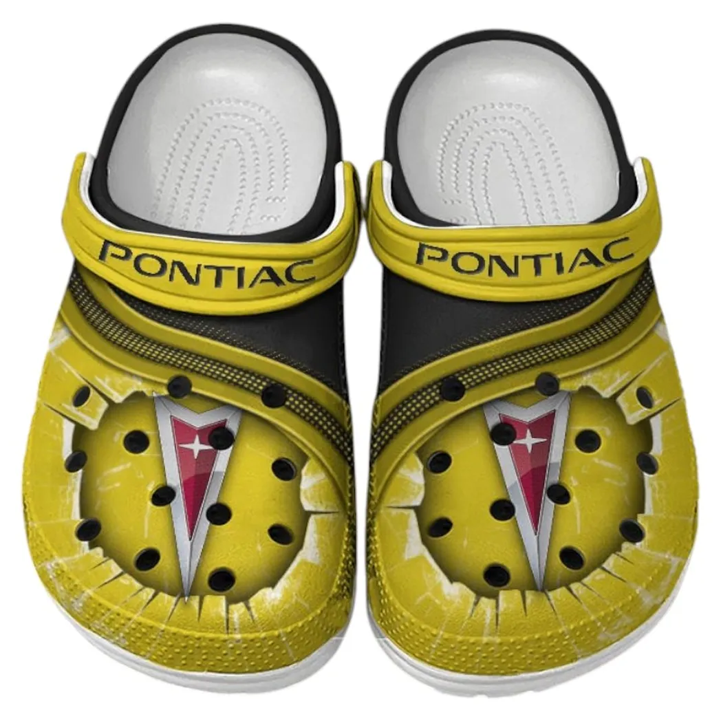 Pontiac Crocs Clogs Men Women, Gift For Pontiac Fan CAR188032025147 - Yellow