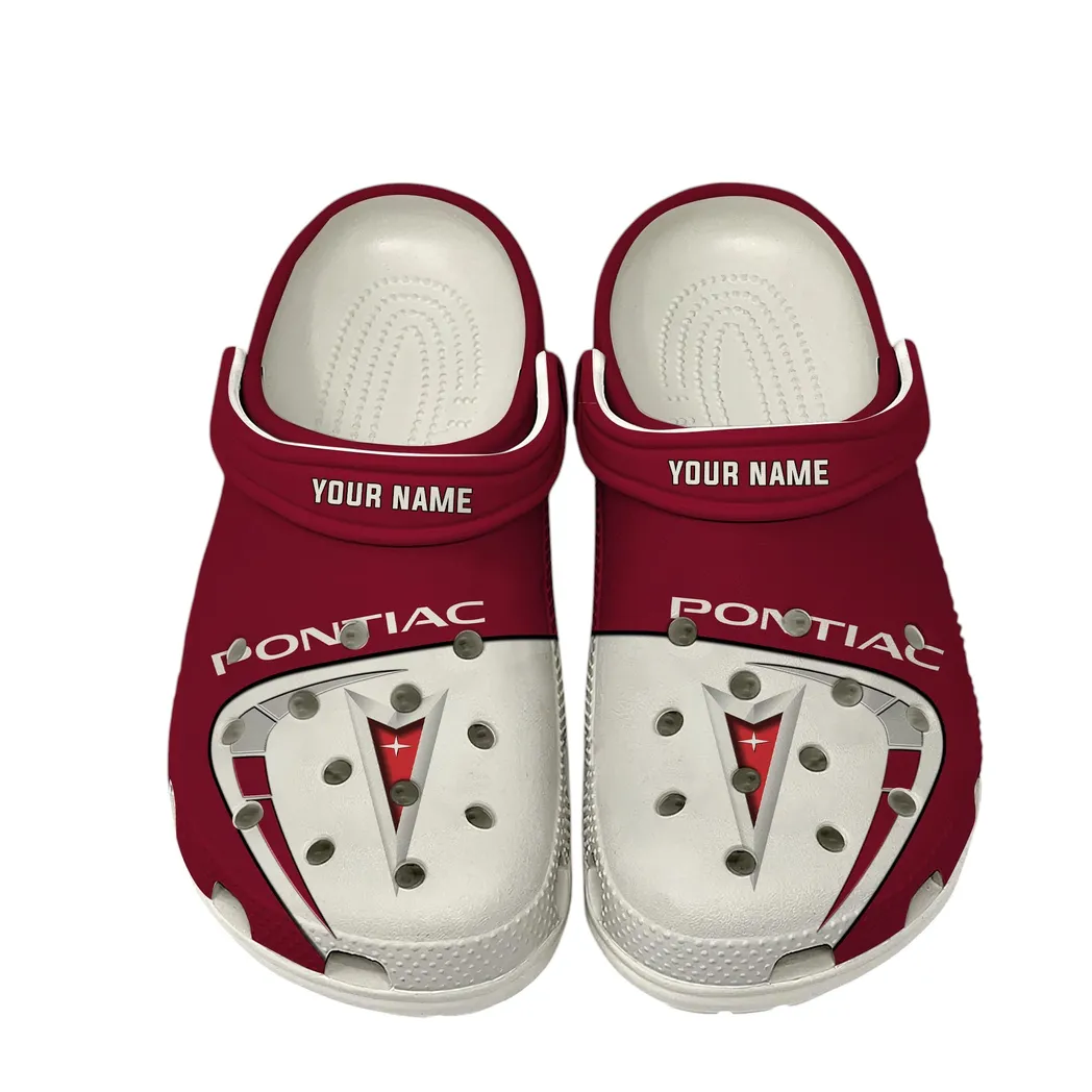 Pontiac Crocs, Gift For Pontiac Lover, Gift For Him, Husband, Boyfriend CAR16802262553 - White
