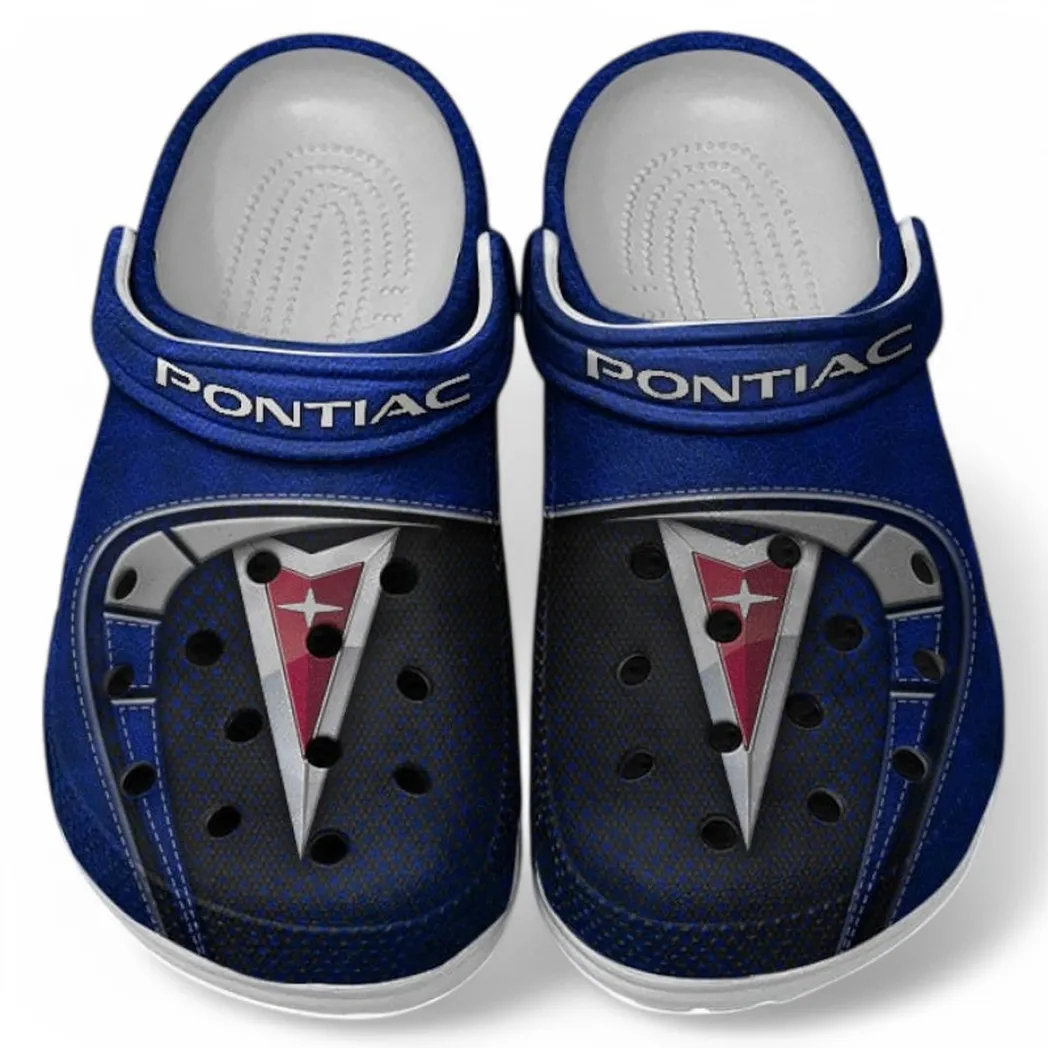 Pontiac Crocs Sandals For Men Women, Gift For Pontiac Fan CAR177031425589 - Blue