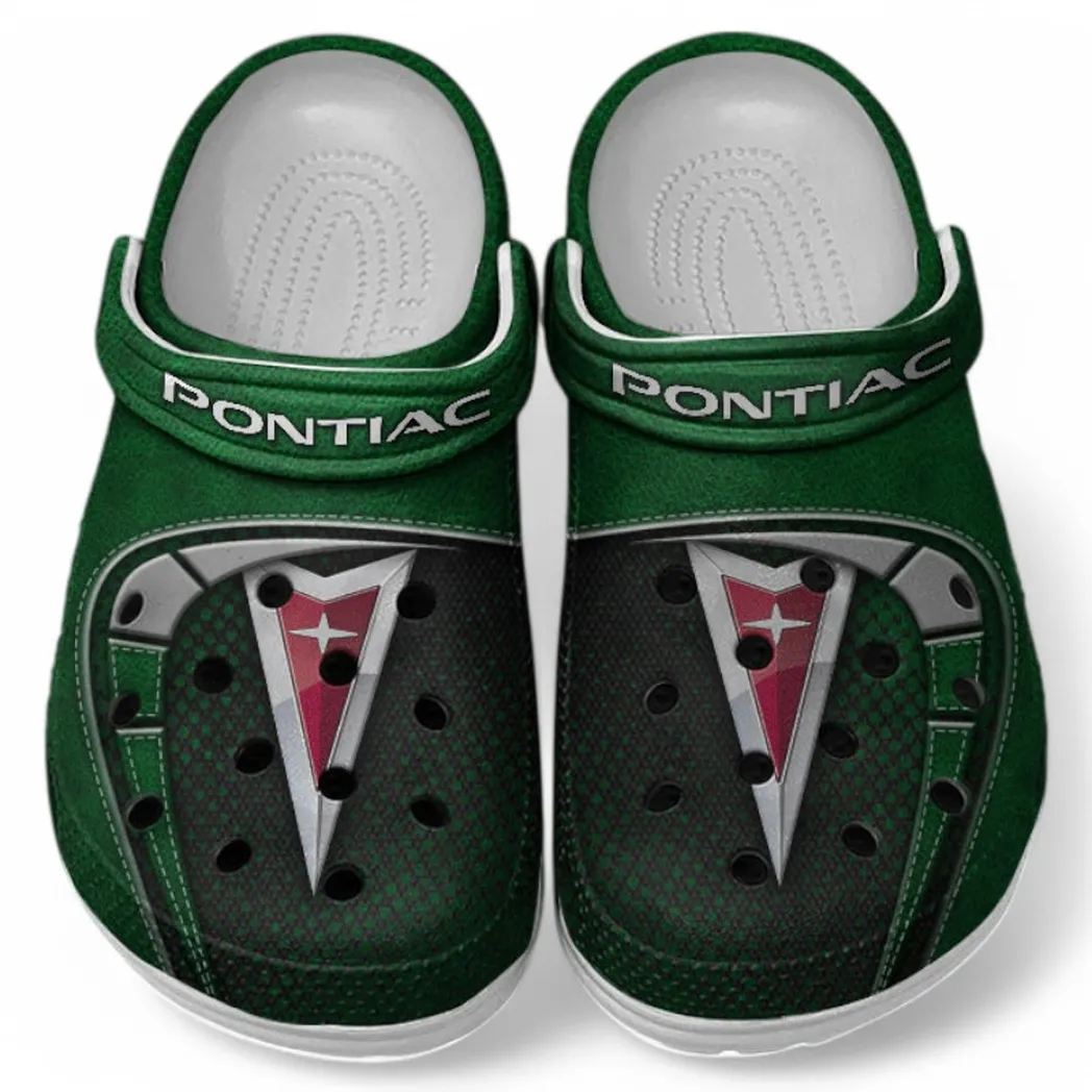 Pontiac Crocs Sandals For Men Women, Gift For Pontiac Fan CAR177031425589 - Green