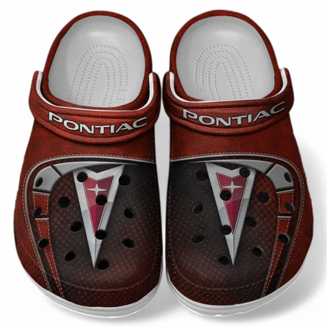 Pontiac Crocs Sandals For Men Women, Gift For Pontiac Fan CAR177031425589 - Red
