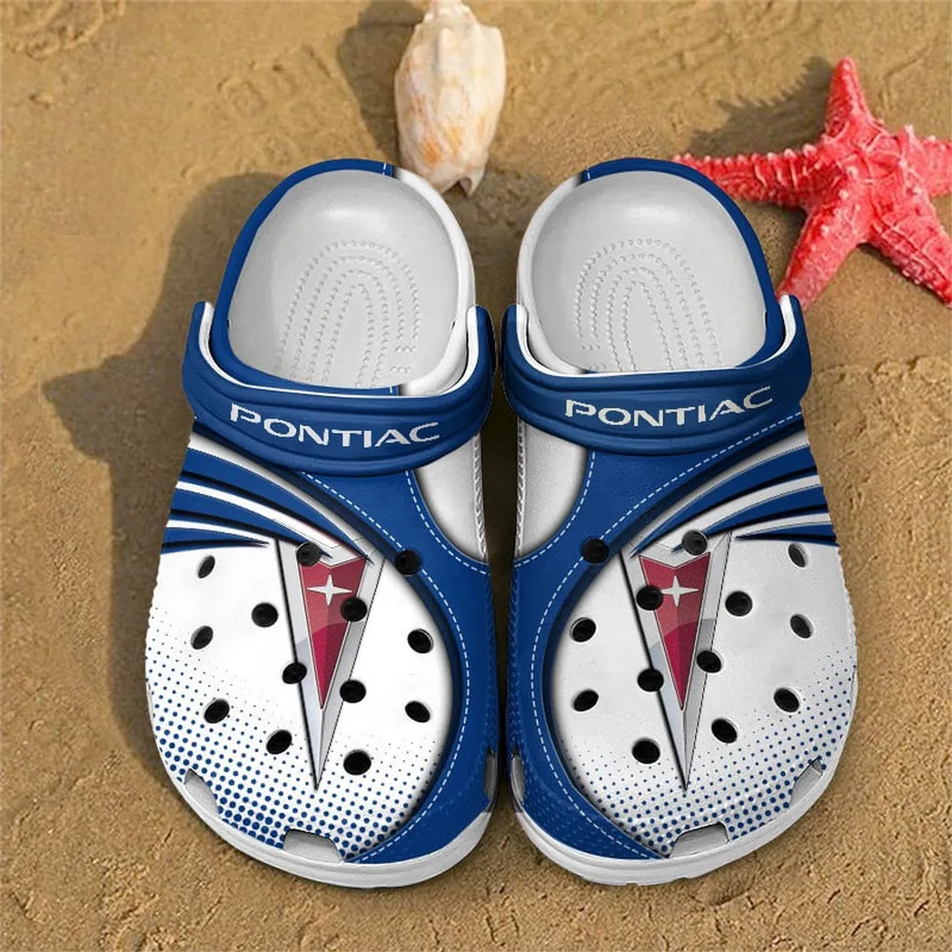 pontiac crocs sandals for men women gift for pontiac fan car181031525707 blue ffpao