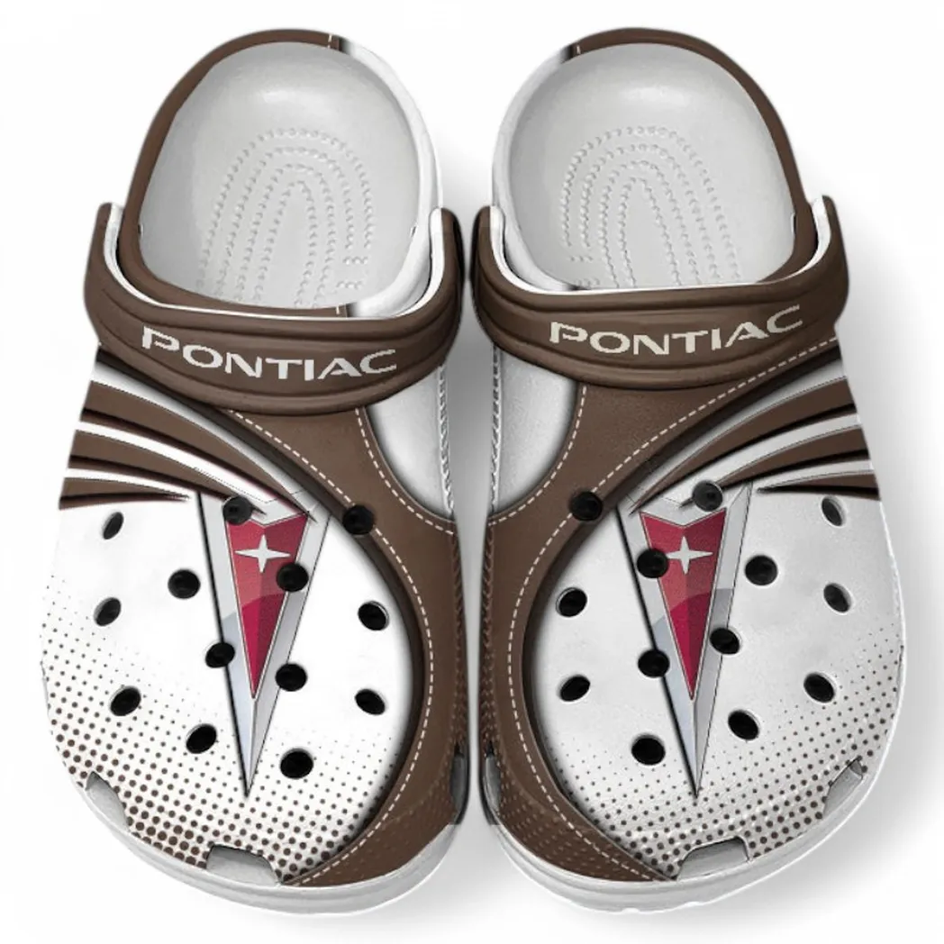 pontiac crocs sandals for men women gift for pontiac fan car181031525707 brown dbacp