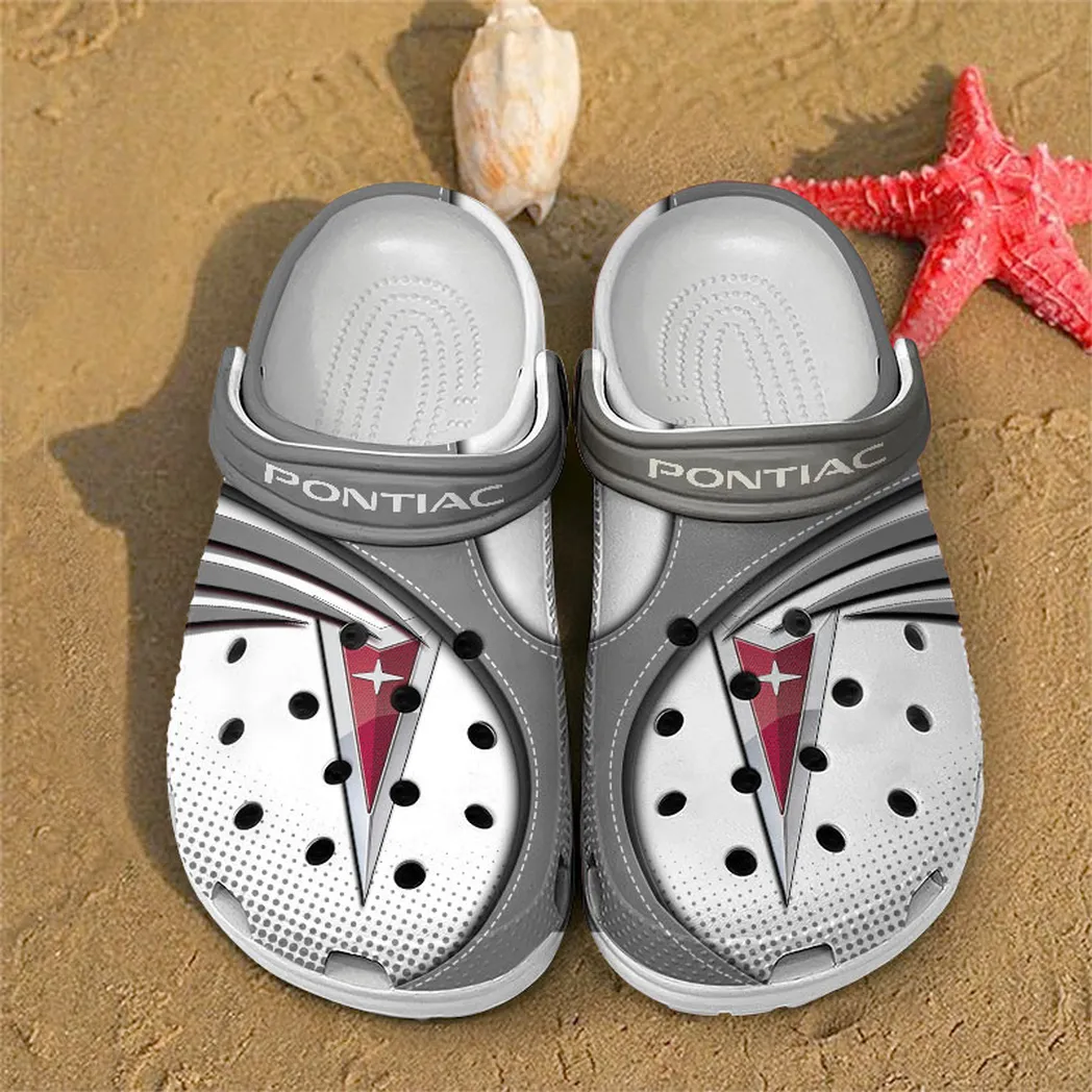 pontiac crocs sandals for men women gift for pontiac fan car181031525707 gray frla4