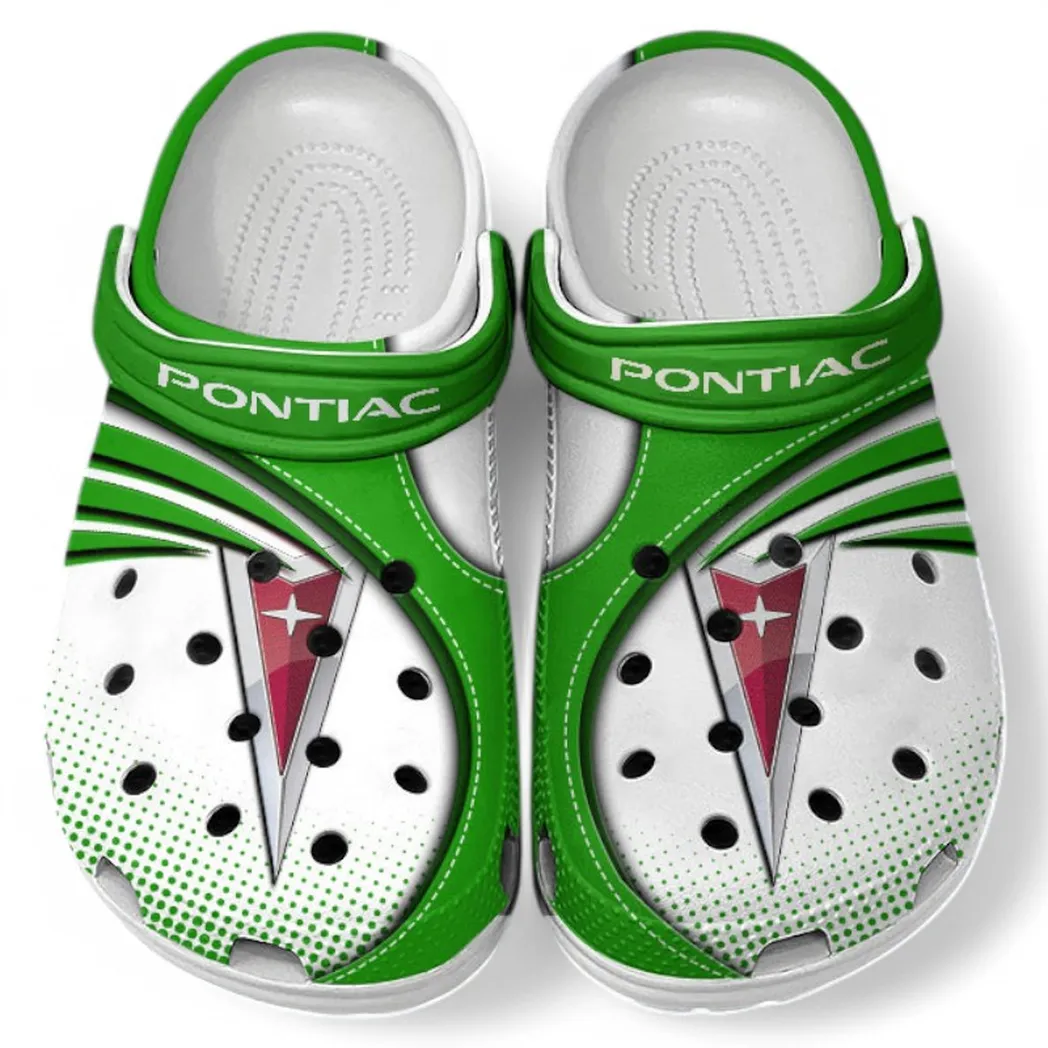 Pontiac Crocs Sandals For Men Women, Gift For Pontiac Fan CAR181031525707 - Green