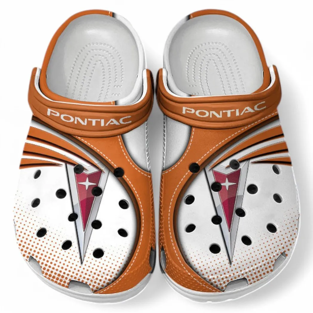 Pontiac Crocs Sandals For Men Women, Gift For Pontiac Fan CAR181031525707 - Orange