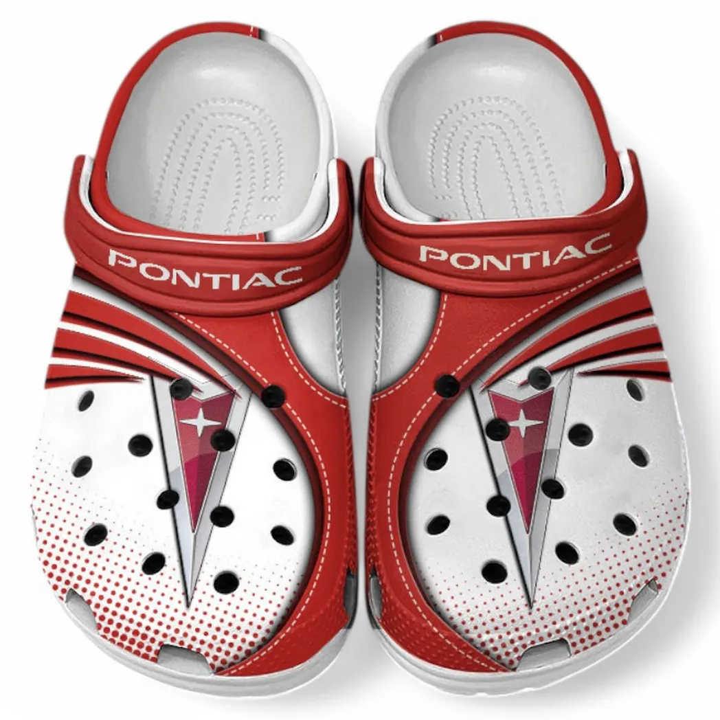 Pontiac Crocs Sandals For Men Women, Gift For Pontiac Fan CAR181031525707 - Red
