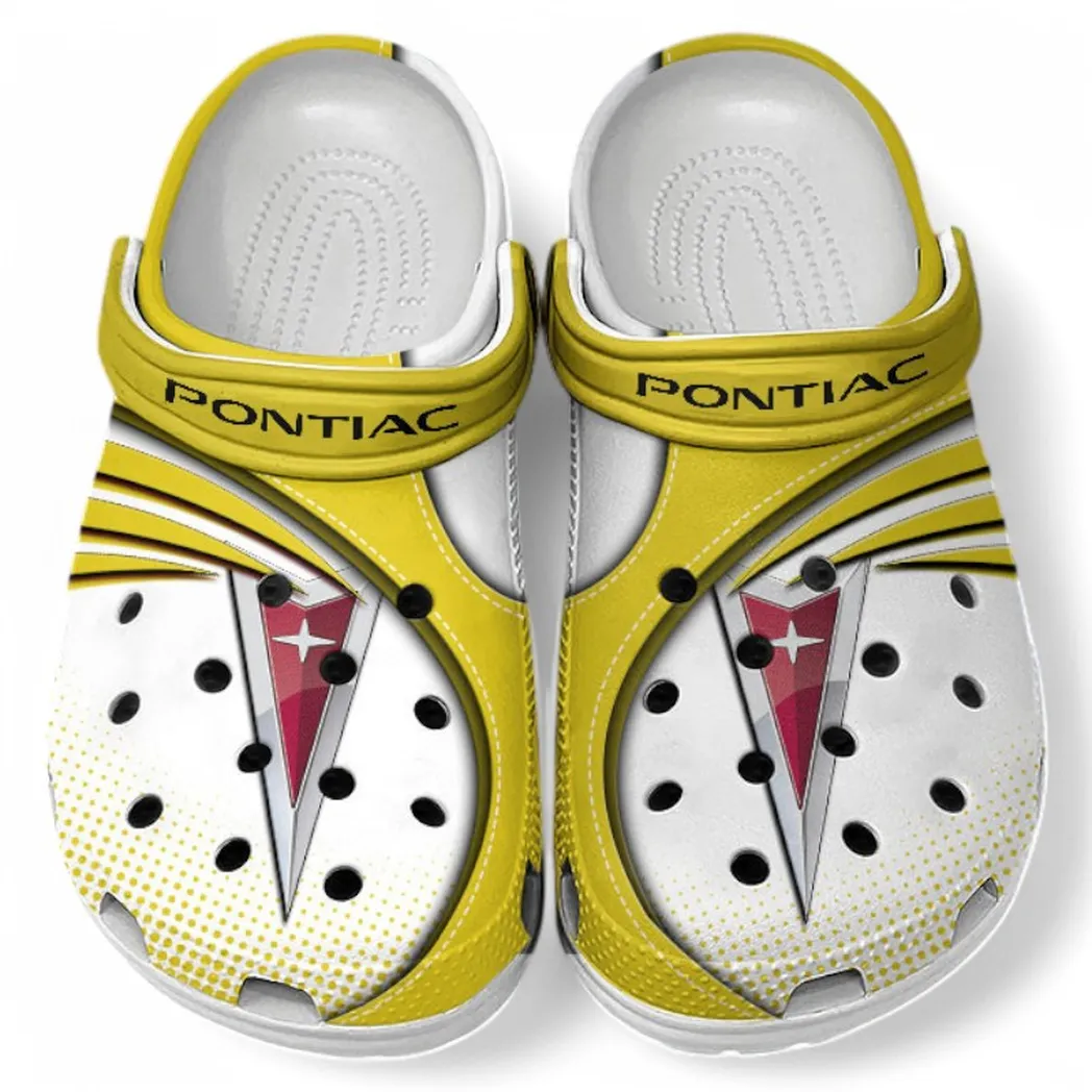 Pontiac Crocs Sandals For Men Women, Gift For Pontiac Fan CAR181031525707 - Yellow